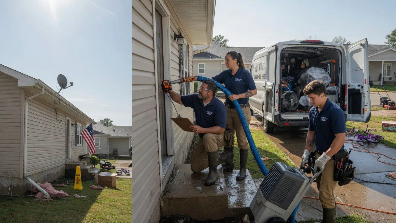 Ceiling Water Damage Restoration in East Canton, OH near me
